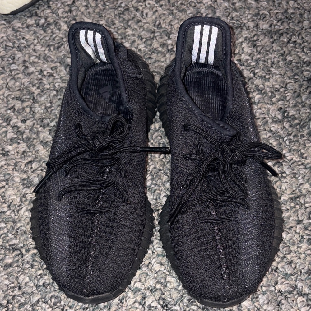 Yeezy Black Sneakers (Fits WOMEN size 6)